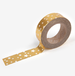 Gold Starry Washi Tape - 38