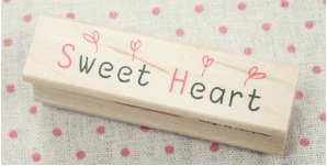 Sweet Heart Line Stamp