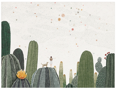 Tiny Traveller - Cactus Patch Postcard