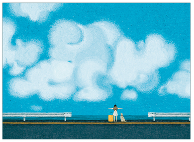 Tiny Traveller - Seaside Postcard