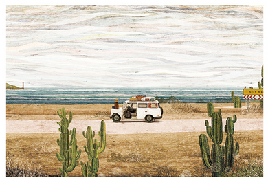 To the West Postcard